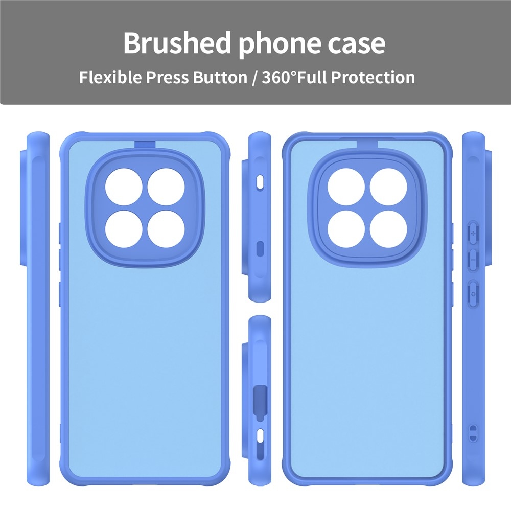 Proof gélový obal s pevným chrbtom na Xiaomi Redmi Note 15 Pro 4G - svetlomodrý