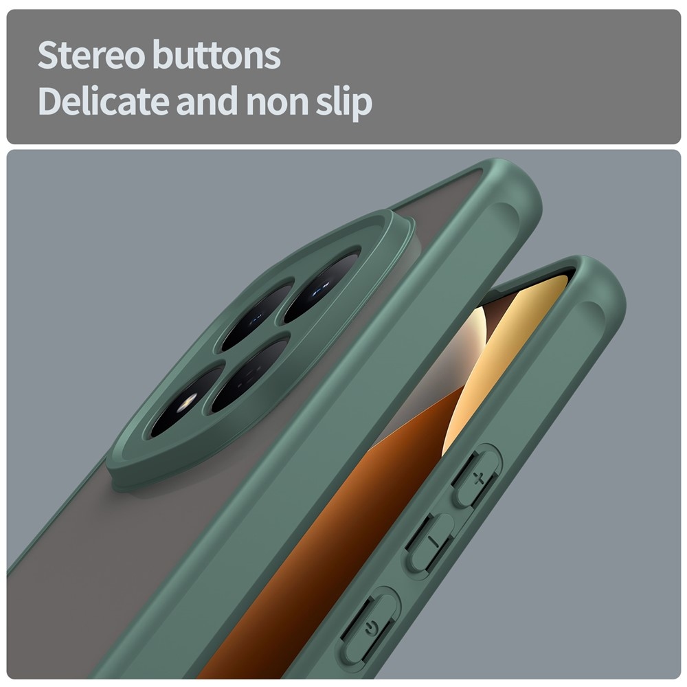 Proof gélový obal s pevným chrbtom na Xiaomi Redmi Note 15 Pro 4G - zelený