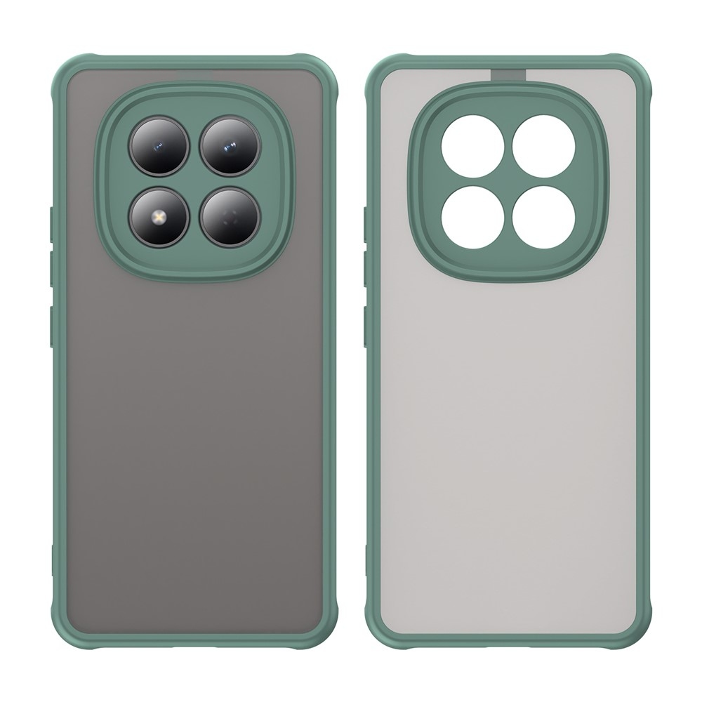 Proof gélový obal s pevným chrbtom na Xiaomi Redmi Note 15 Pro 4G - zelený