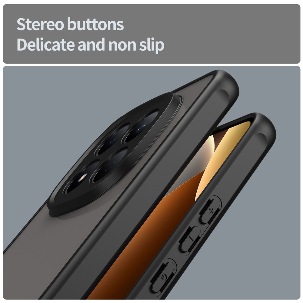 Proof gélový obal s pevným chrbtom na Xiaomi Redmi Note 15 Pro 5G - čierny