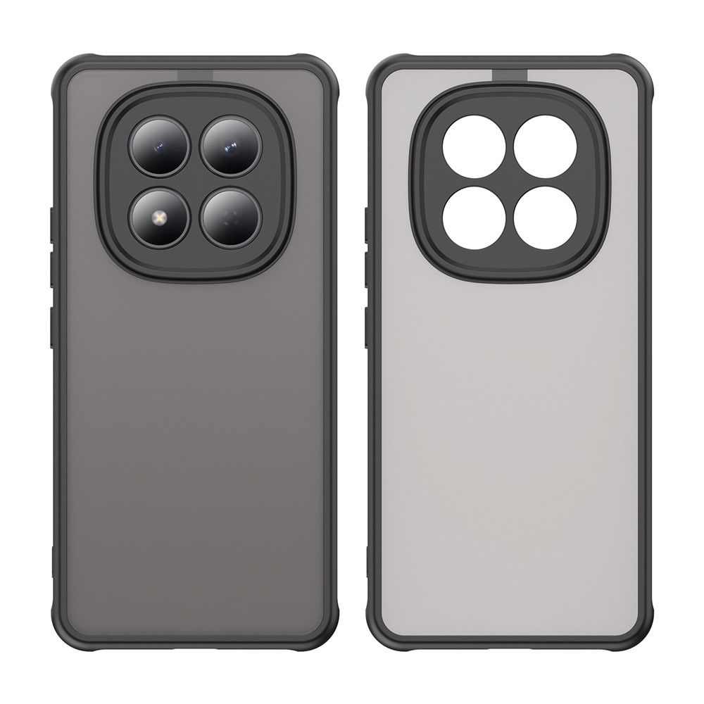 Proof gélový obal s pevným chrbtom na Xiaomi Redmi Note 15 Pro 5G - čierny