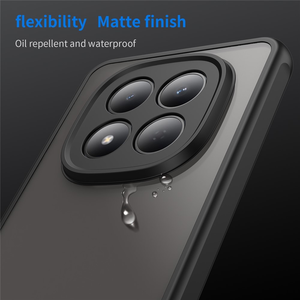 Proof gélový obal s pevným chrbtom na Xiaomi Redmi Note 15 Pro 5G - čierny