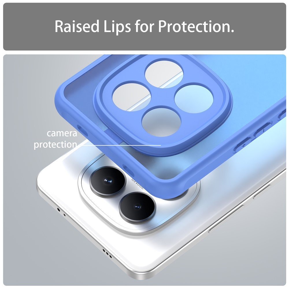 Proof gélový obal s pevným chrbtom na Xiaomi Redmi Note 15 Pro 5G - svetlomodrý