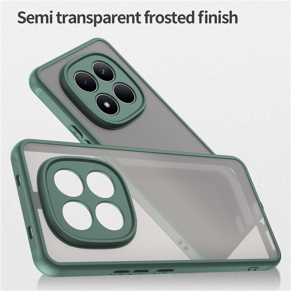 Proof gélový obal s pevným chrbtom na Xiaomi Redmi Note 15 Pro 5G - zelený