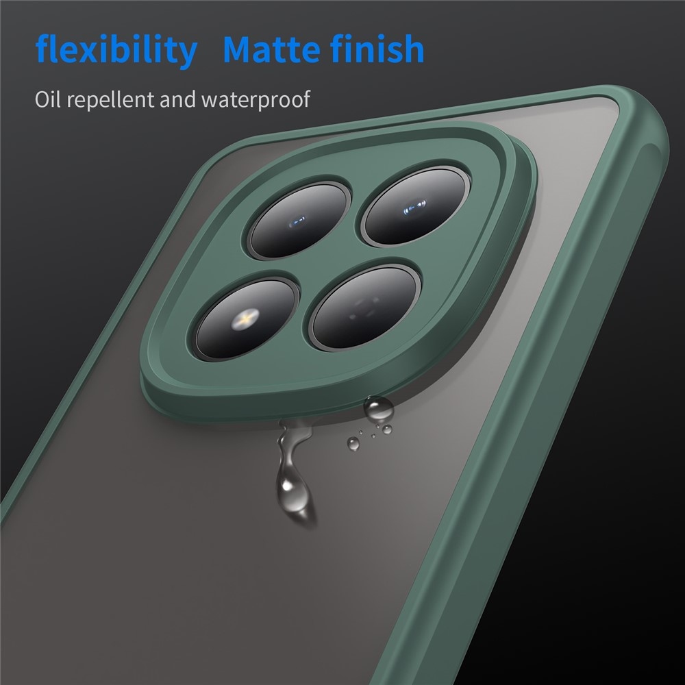 Proof gélový obal s pevným chrbtom na Xiaomi Redmi Note 15 Pro 5G - zelený