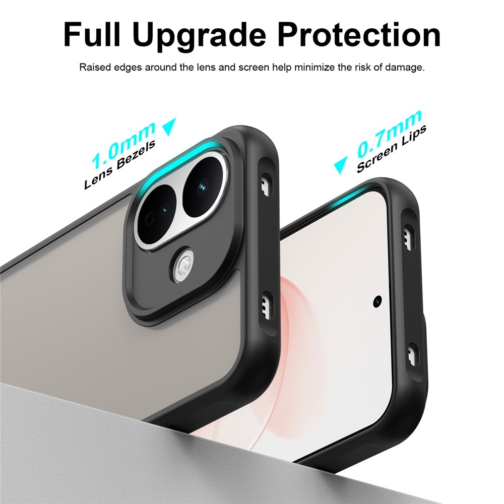 Proof gélový obal s pevným chrbtom na Xiaomi Redmi Note 17 Pro 5G - čierny