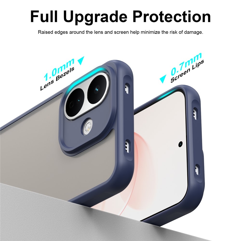 Proof gélový obal s pevným chrbtom na Xiaomi Redmi Note 17 Pro 5G - modrý