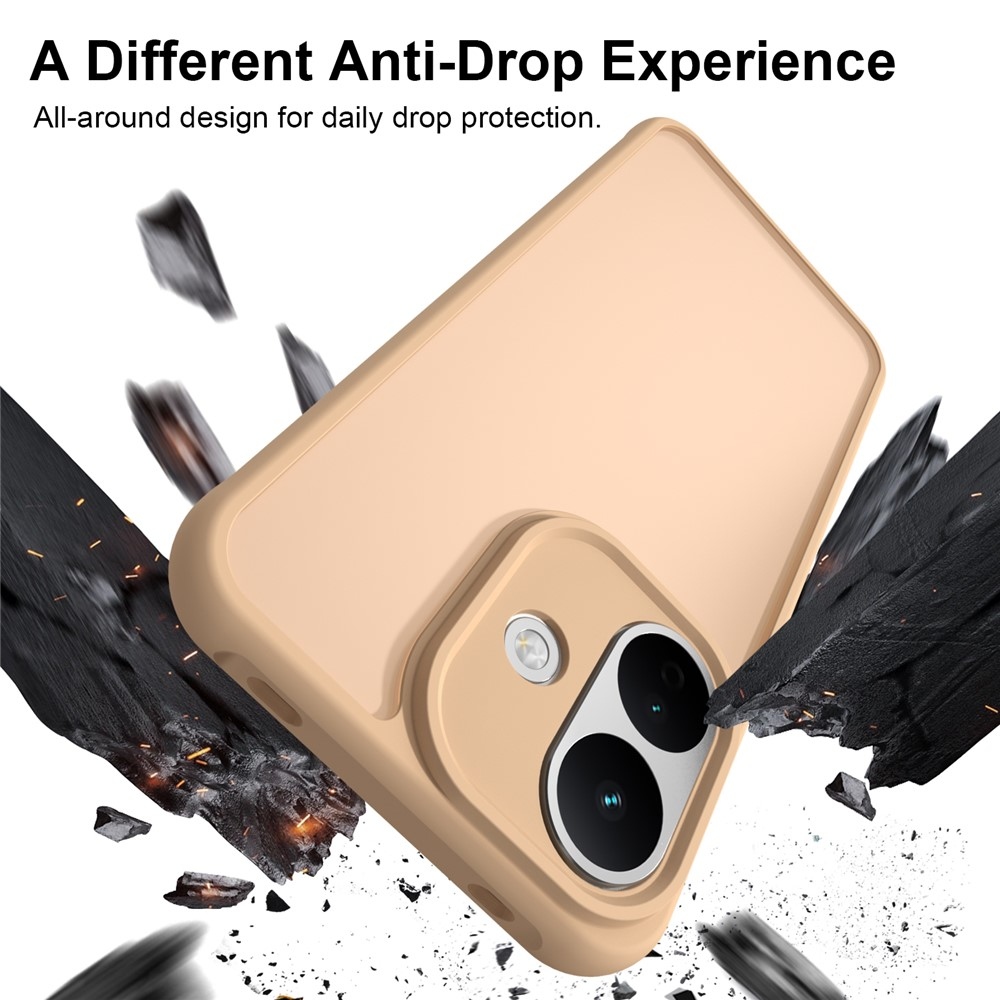 Proof gélový obal s pevným chrbtom na Xiaomi Redmi Note 17 Pro 5G - oranžový
