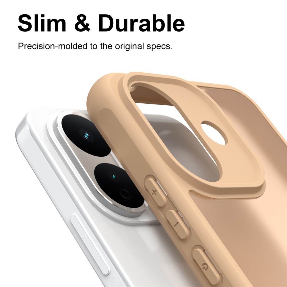 Proof gélový obal s pevným chrbtom na Xiaomi Redmi Note 17 Pro 5G - oranžový