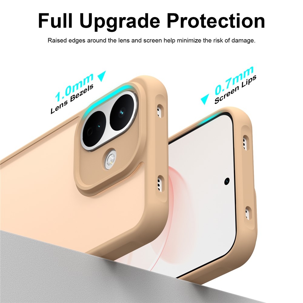 Proof gélový obal s pevným chrbtom na Xiaomi Redmi Note 17 Pro 5G - oranžový
