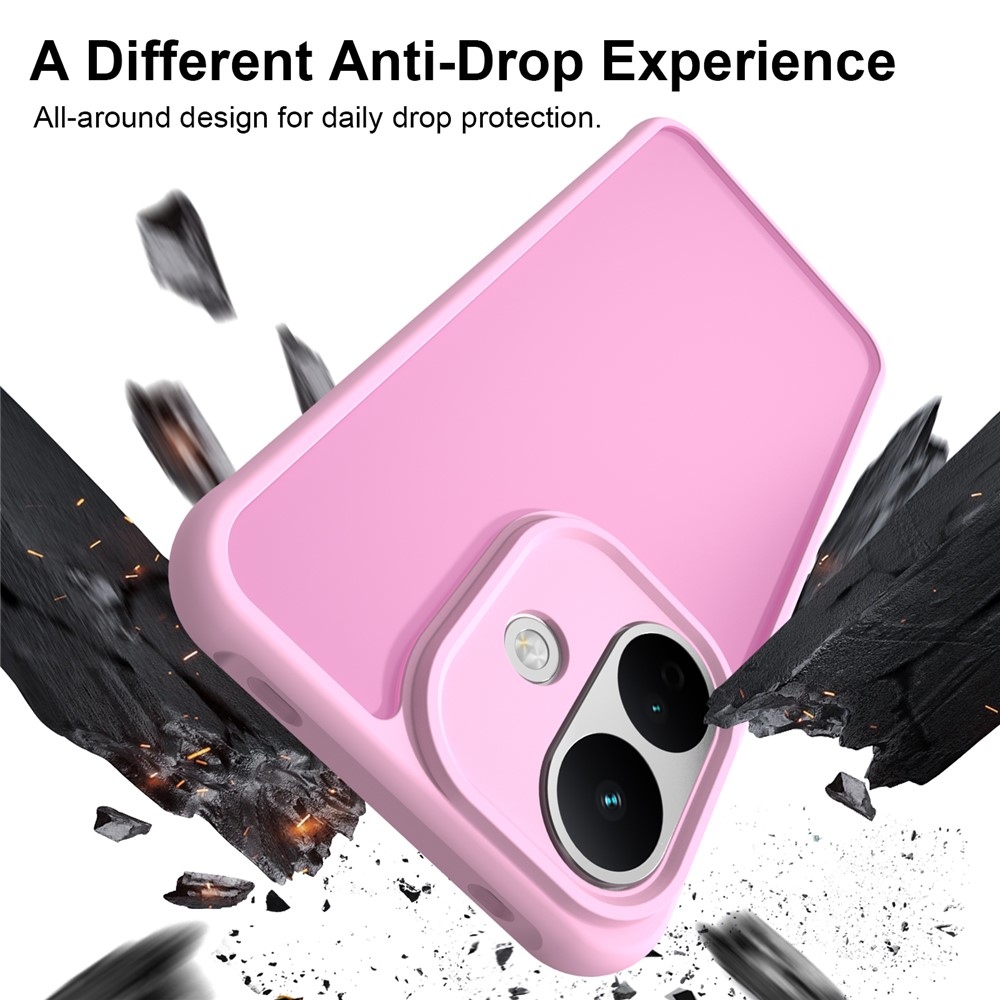Proof gélový obal s pevným chrbtom na Xiaomi Redmi Note 17 Pro 5G - ružový