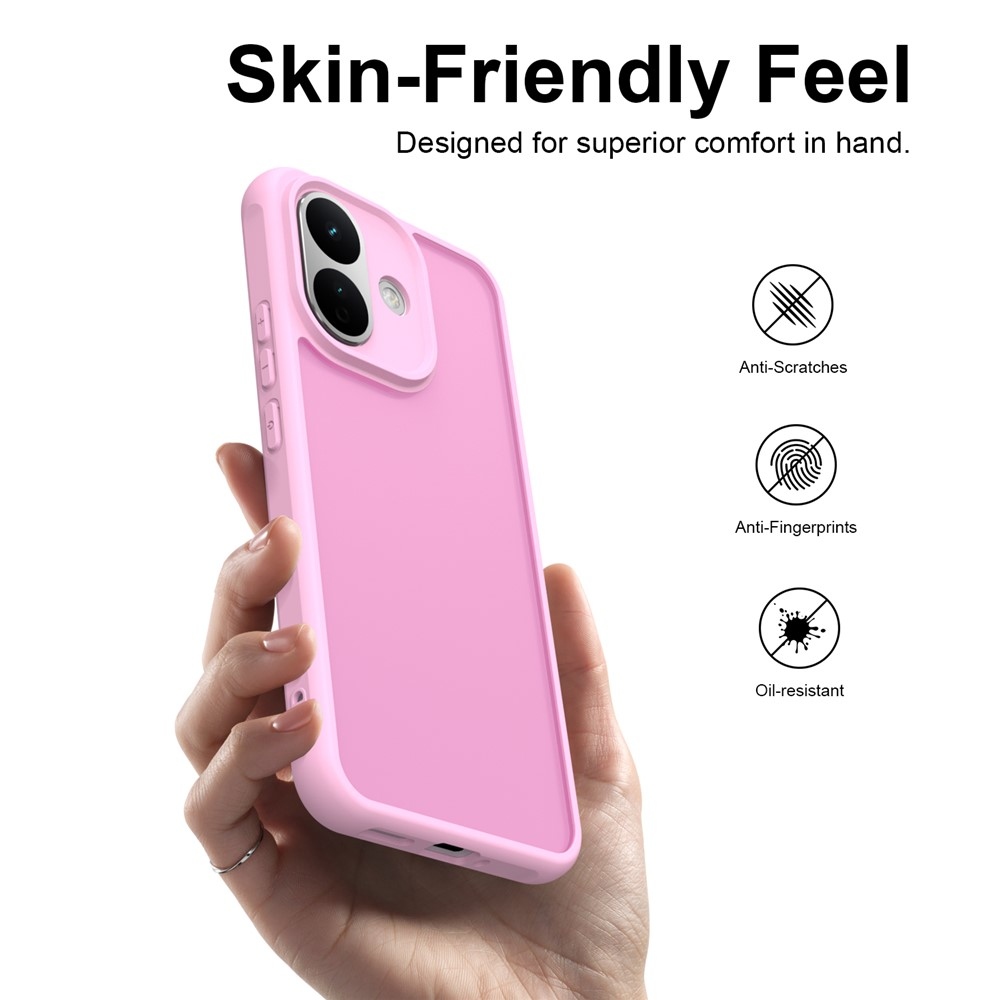 Proof gélový obal s pevným chrbtom na Xiaomi Redmi Note 17 Pro 5G - ružový