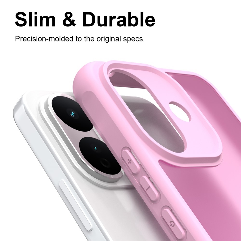 Proof gélový obal s pevným chrbtom na Xiaomi Redmi Note 17 Pro 5G - ružový
