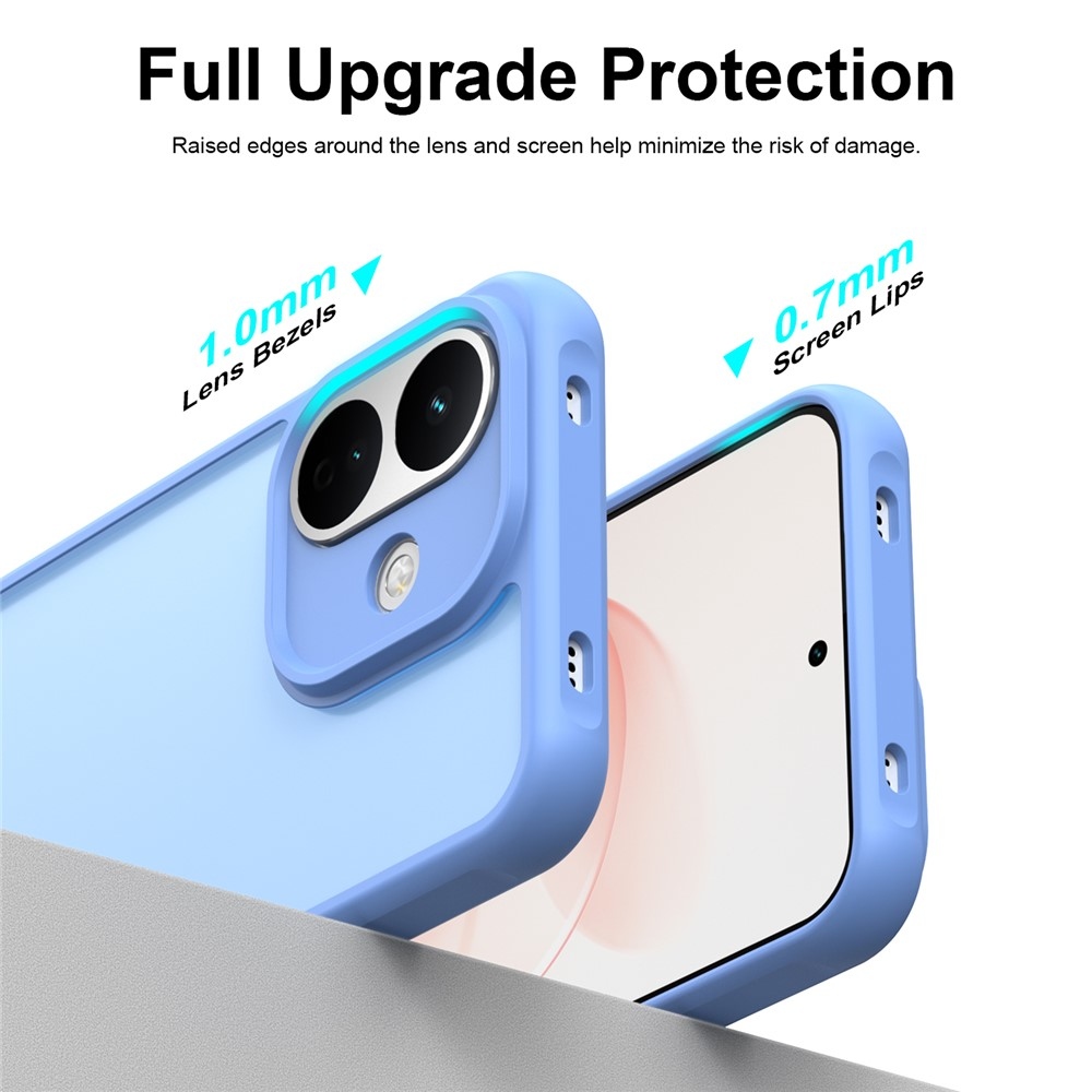 Proof gélový obal s pevným chrbtom na Xiaomi Redmi Note 17 Pro 5G - svetlomodrý