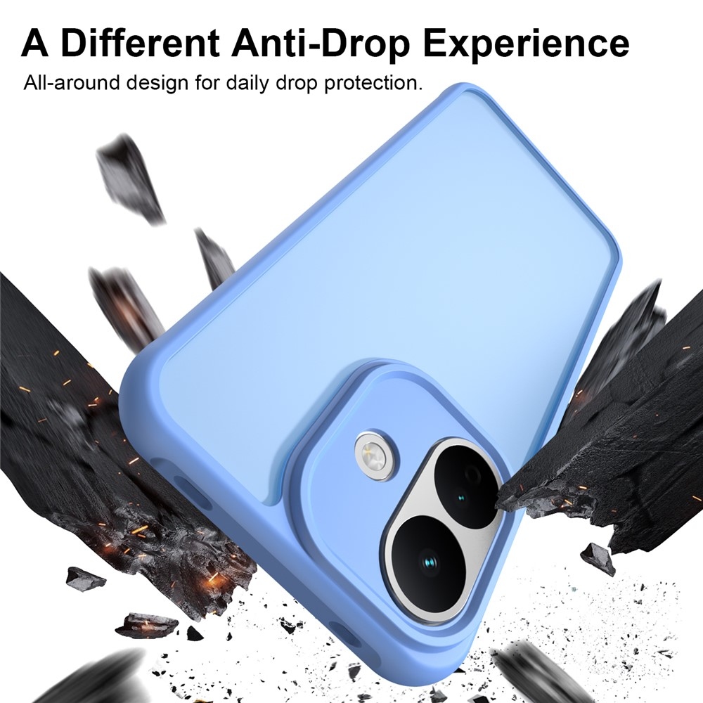 Proof gélový obal s pevným chrbtom na Xiaomi Redmi Note 17 Pro 5G - svetlomodrý