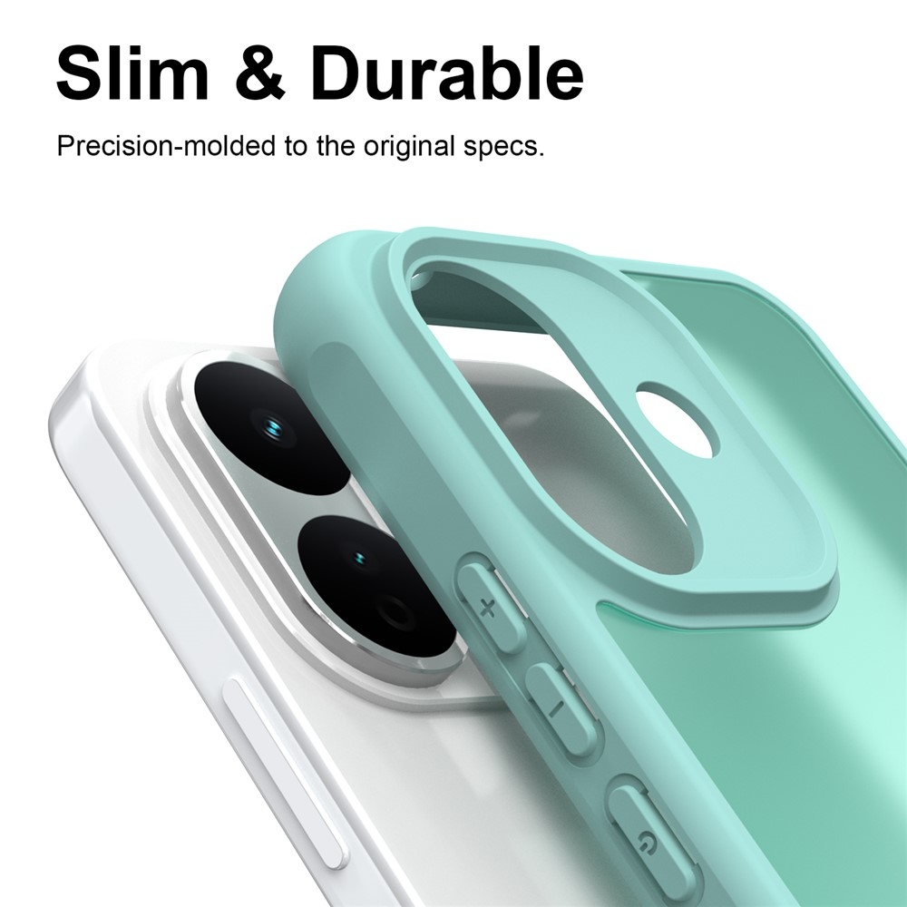 Proof gélový obal s pevným chrbtom na Xiaomi Redmi Note 17 Pro 5G - svetlozelený