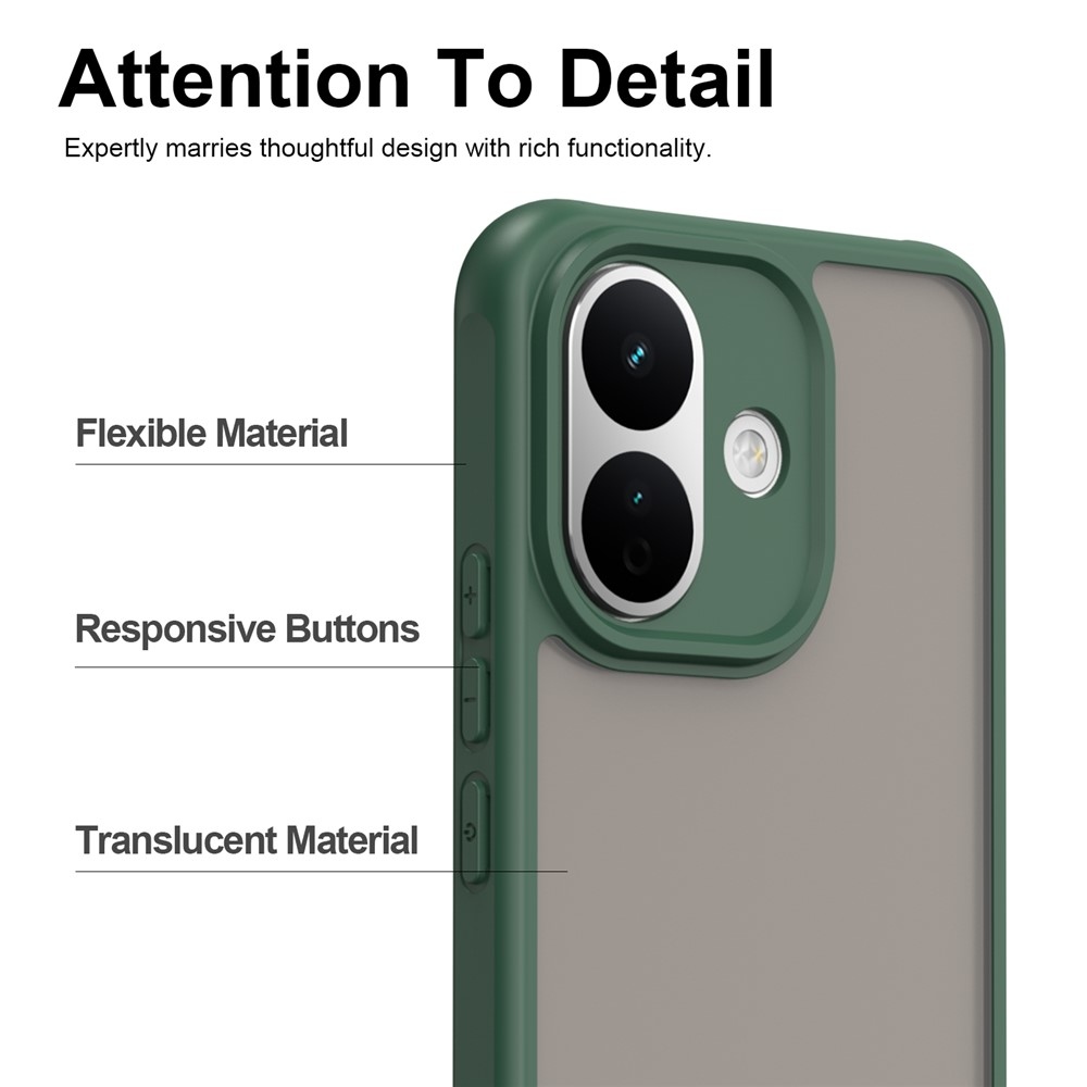 Proof gélový obal s pevným chrbtom na Xiaomi Redmi Note 17 Pro 5G - zelený