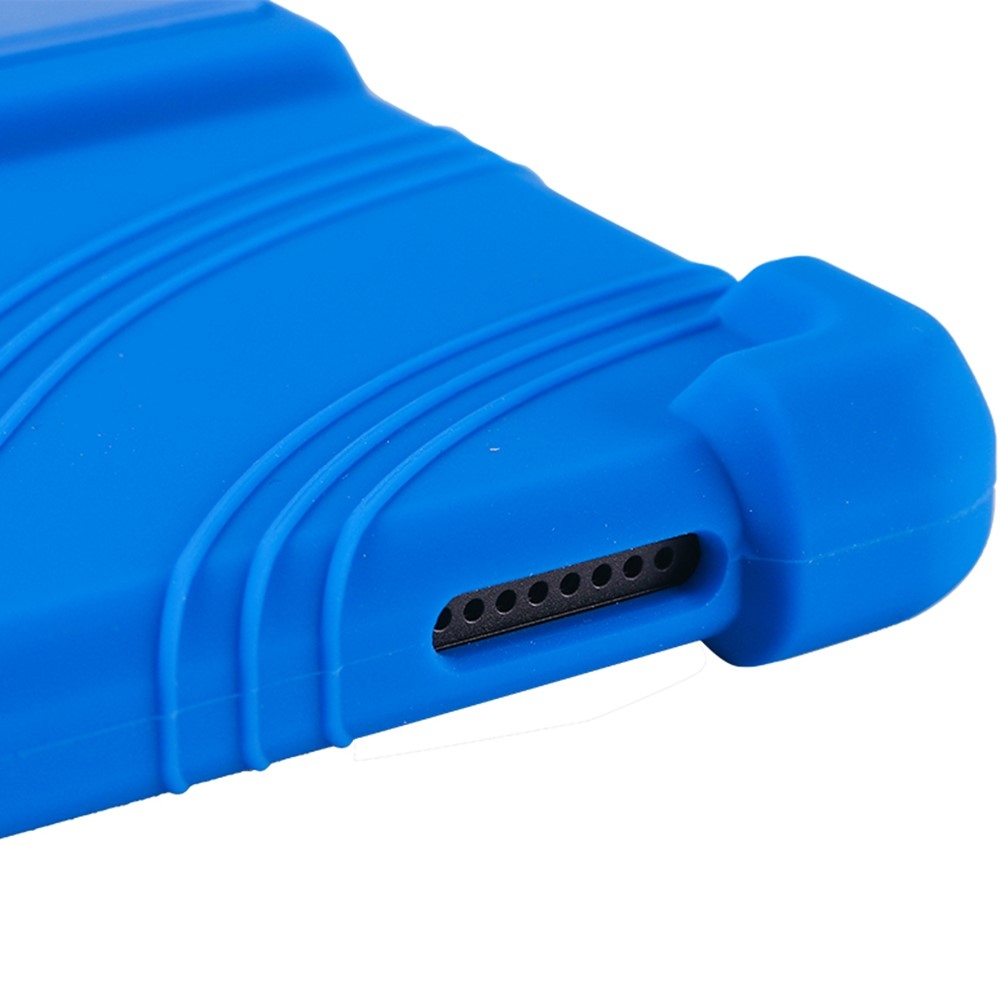 Protect silikónový obal s vystuženými rohmi na Samsung Galaxy Tab A11 - tmavomodrý