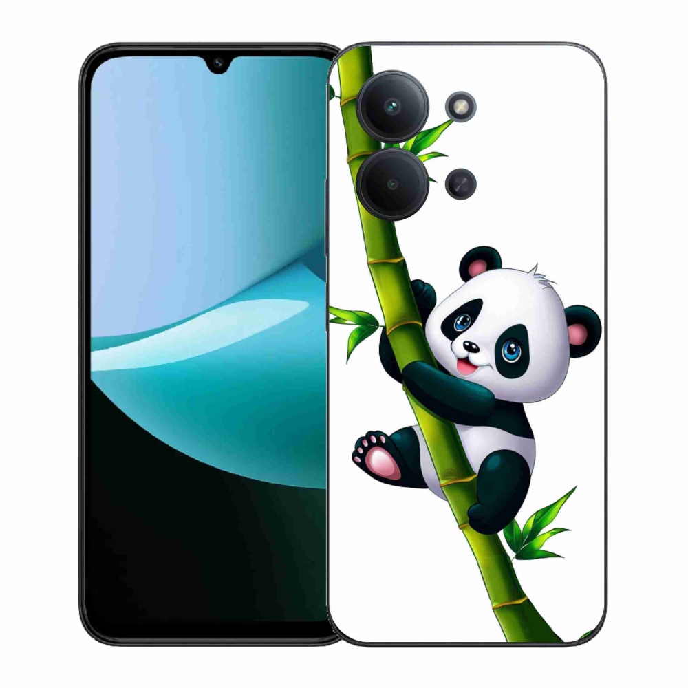 Gélový kryt mmCase na Xiaomi Redmi 15C 4G (171mm)/Poco C85 4G (171mm) - panda na bambuse