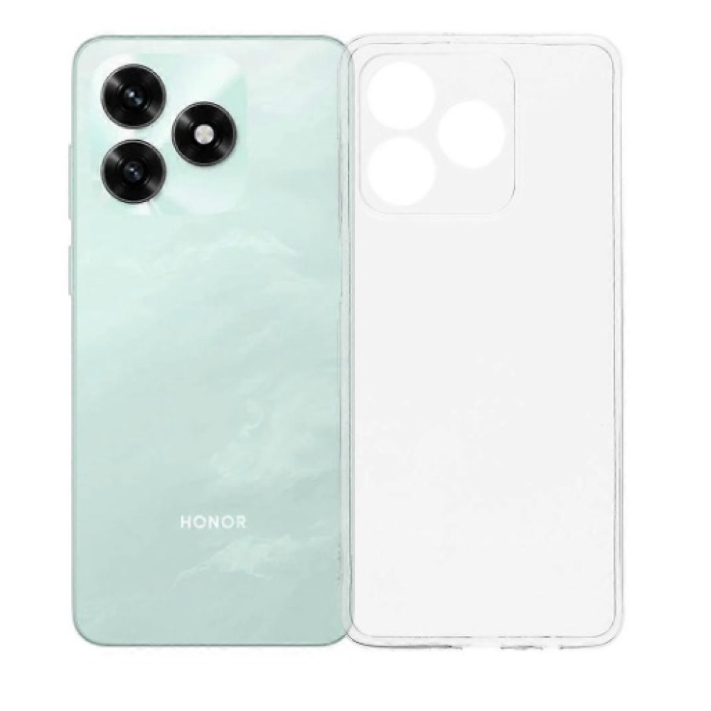 Priehľadný gélový obal na Honor X5c Plus - priehľadný
