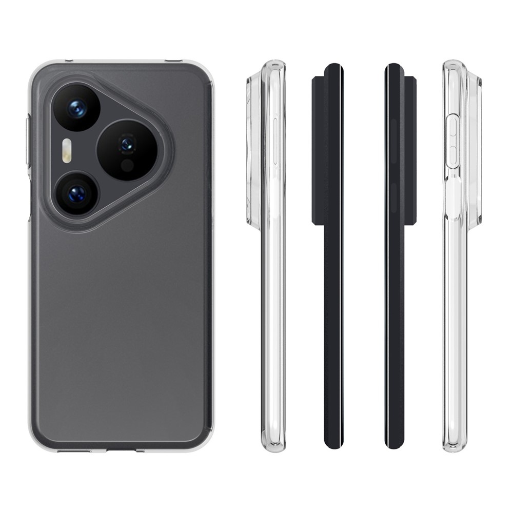 Priehľadný gélový obal na Huawei Pura 80 Pro - priehľadný