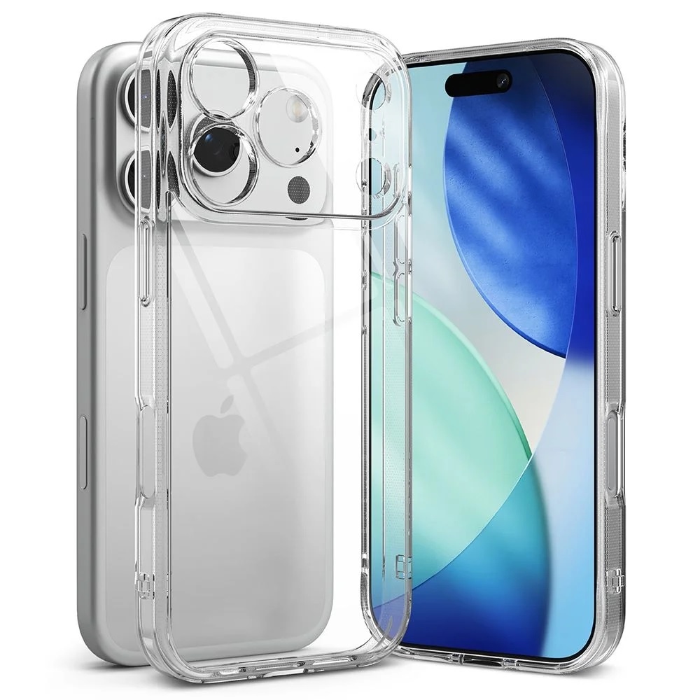 Priehľadný gélový obal na iPhone 17 Pro - priehľadný