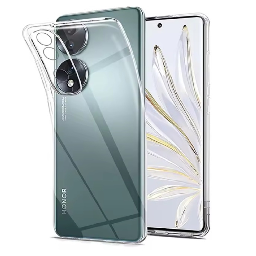 Priehľadný gélový obal na mobil Honor 70 5G - priehľadný