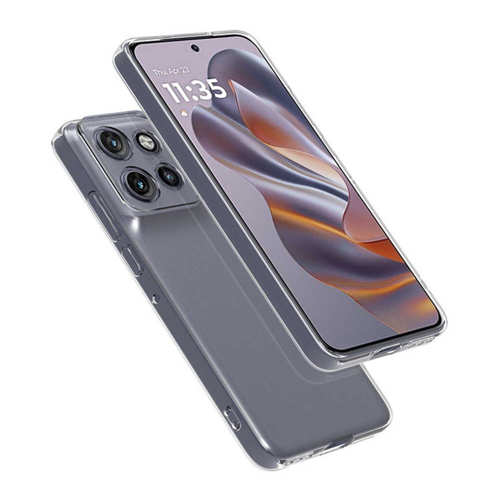 Priehľadný gélový obal na mobil Motorola Edge 50 Neo 5G - priehľadný