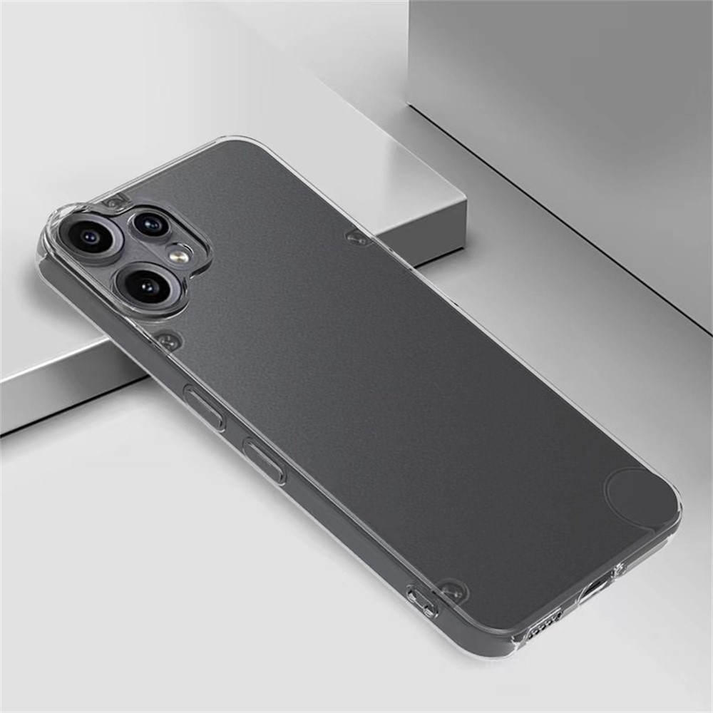 Priehľadný gélový obal na mobil Nothing CMF Phone 2 Pro - priehľadný