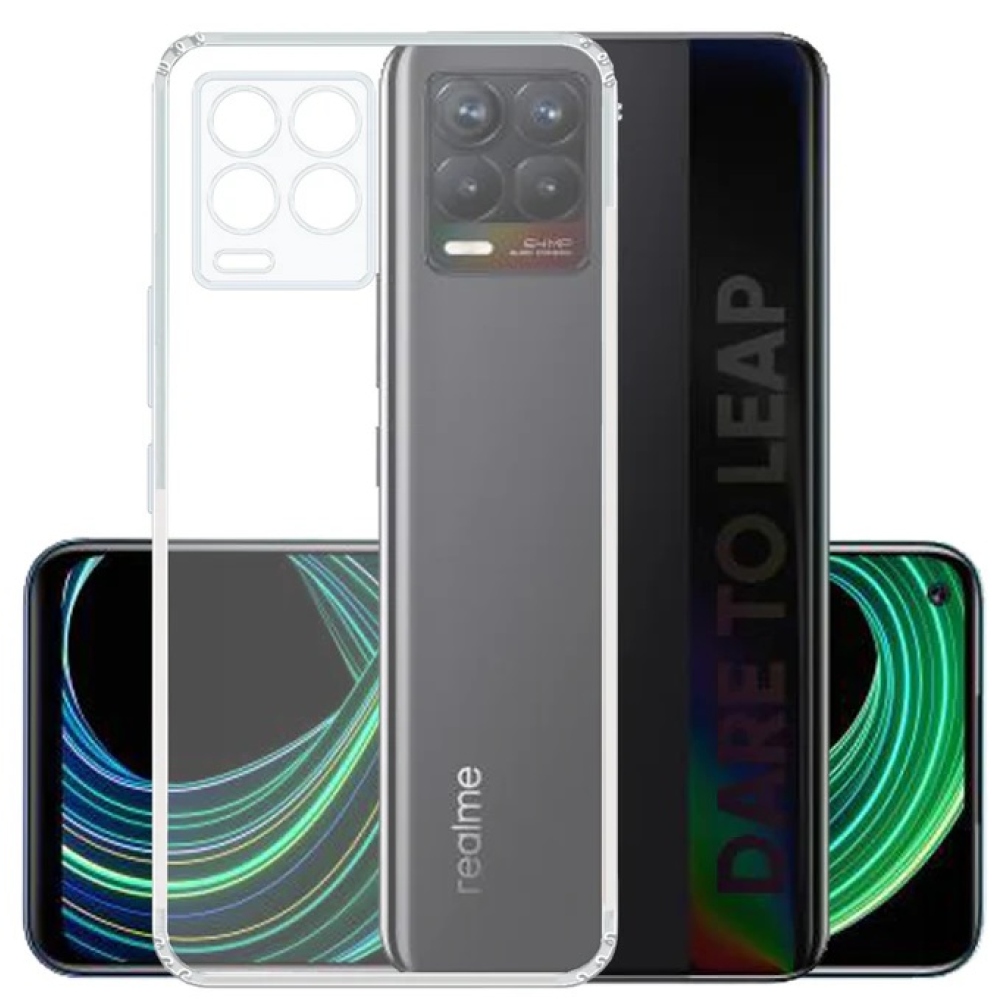 Priehľadný gélový obal na mobil Realme 8 4G/8 Pro - priehľadný