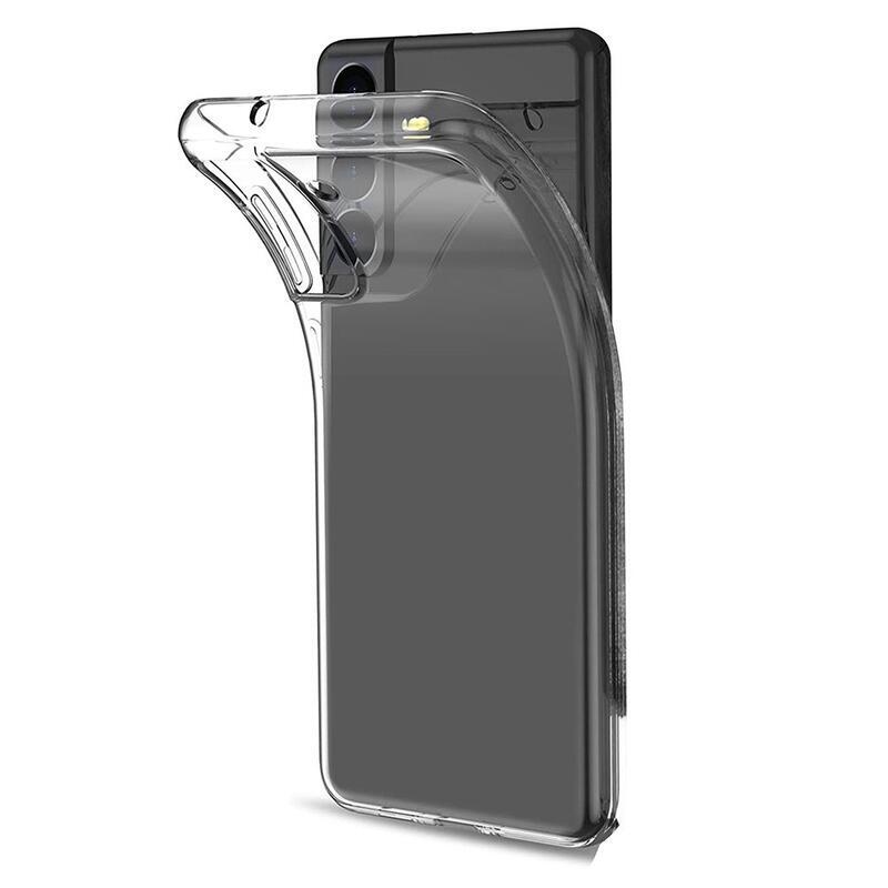 Priehľadný gélový obal na mobil Samsung Galaxy S22+ 5G - priehľadný