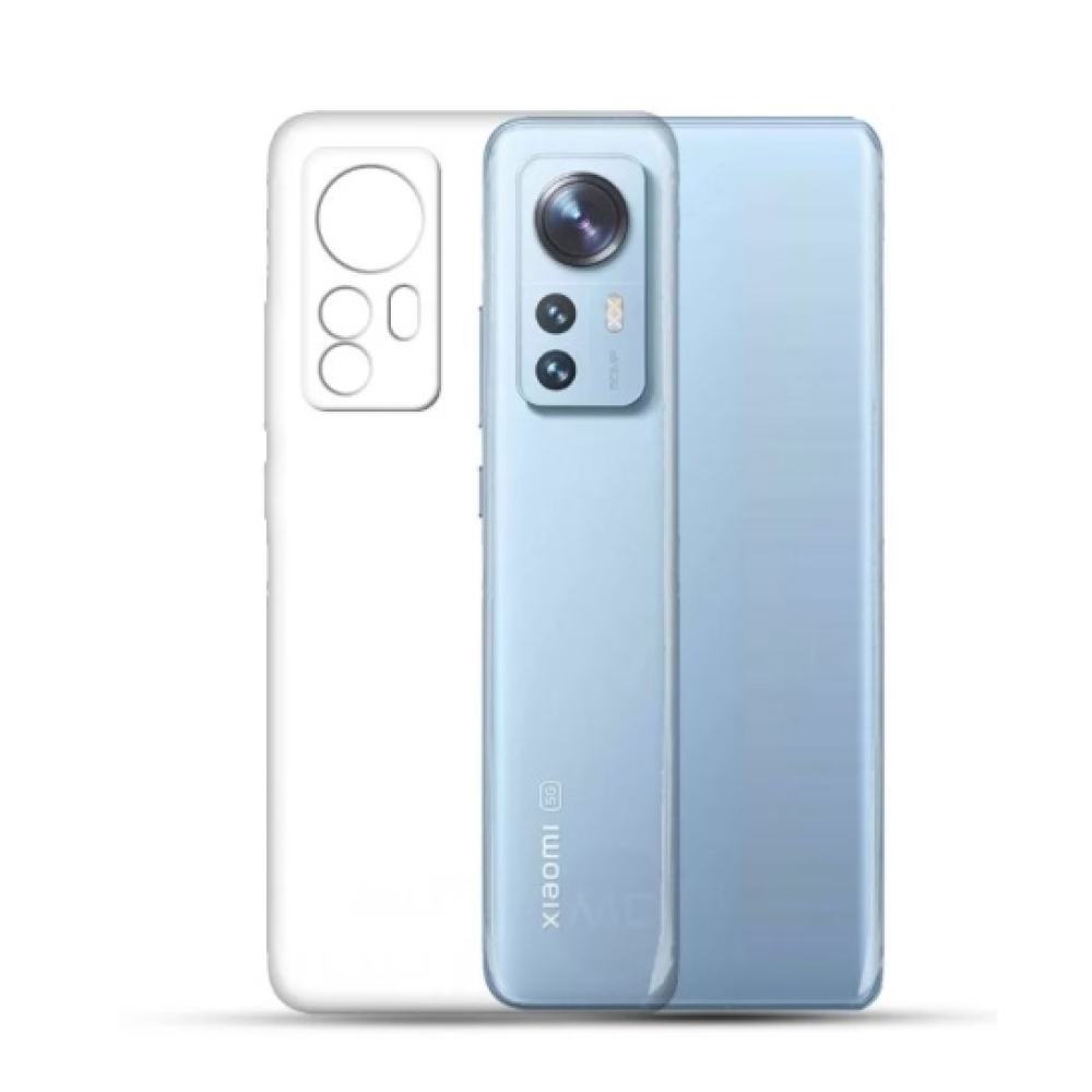 Priehľadný gélový obal na mobil Xiaomi 12 Pro - priehľadný