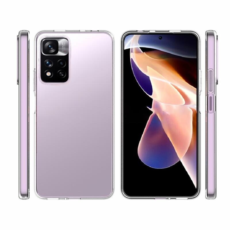 Priehľadný gélový obal na mobil Xiaomi Redmi Note 11 Pro+ 5G - priehľadný