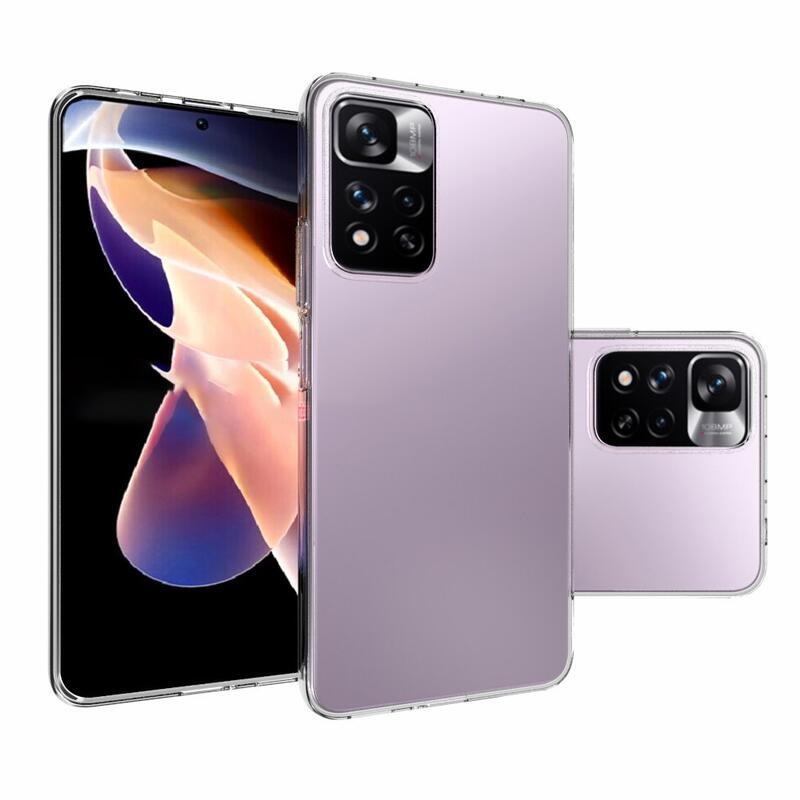 Priehľadný gélový obal na mobil Xiaomi Redmi Note 11 Pro+ 5G - priehľadný