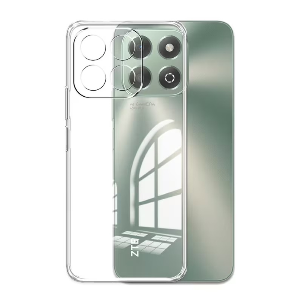 Priehľadný gélový obal na mobil ZTE Blade A35 - priehľadný