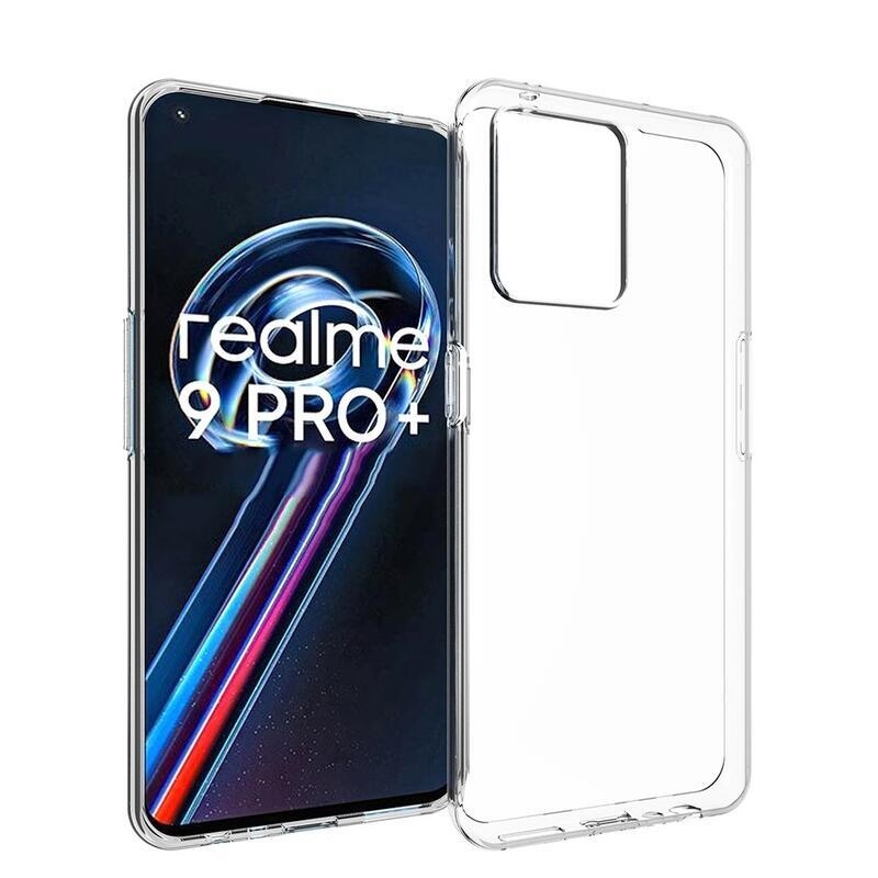 Priehľadný gélový obal na mobilný telefón Realme 9 Pro+ 5G - priehľadný