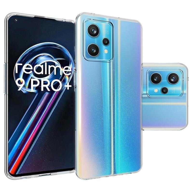 Priehľadný gélový obal na mobilný telefón Realme 9 Pro+ 5G - priehľadný