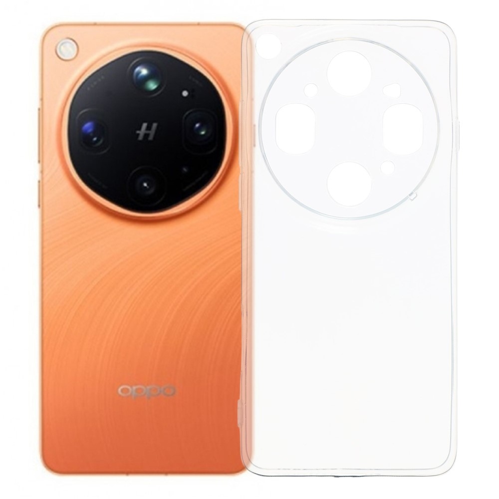 Priehľadný gélový obal na Oppo Find X9 Ultra 5G - priehľadný