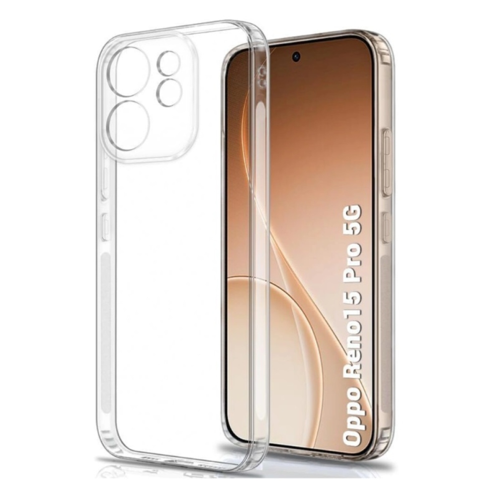 Priehľadný gélový obal na Oppo Reno 15 Pro 5G - priehľadný