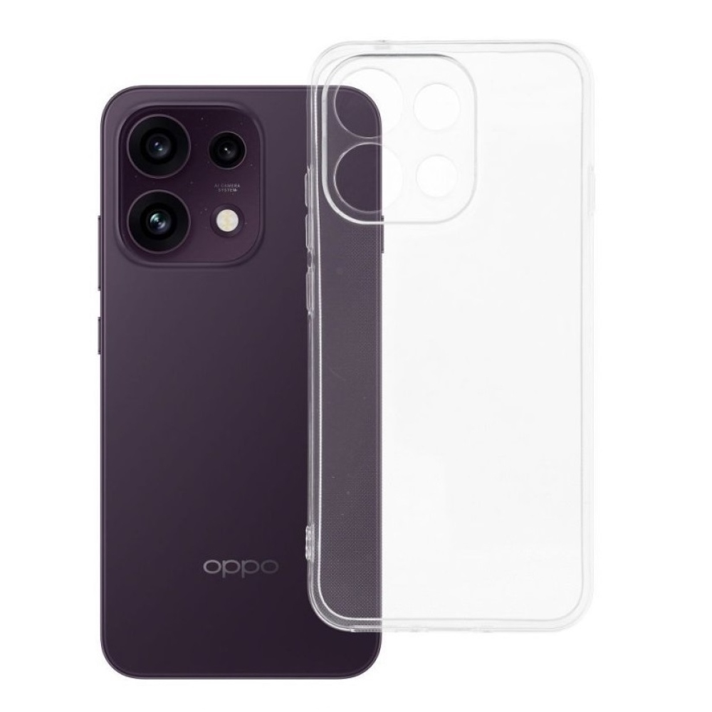 Priehľadný gélový obal na Oppo Reno 16 FS - priehľadný