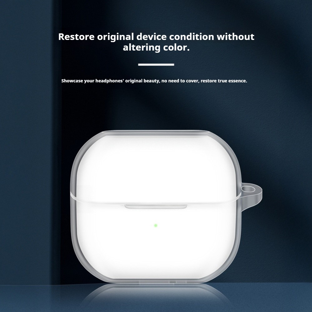 Priehľadný gélový obal na Samsung Galaxy Buds3 FE/Buds3 Pro/Buds3