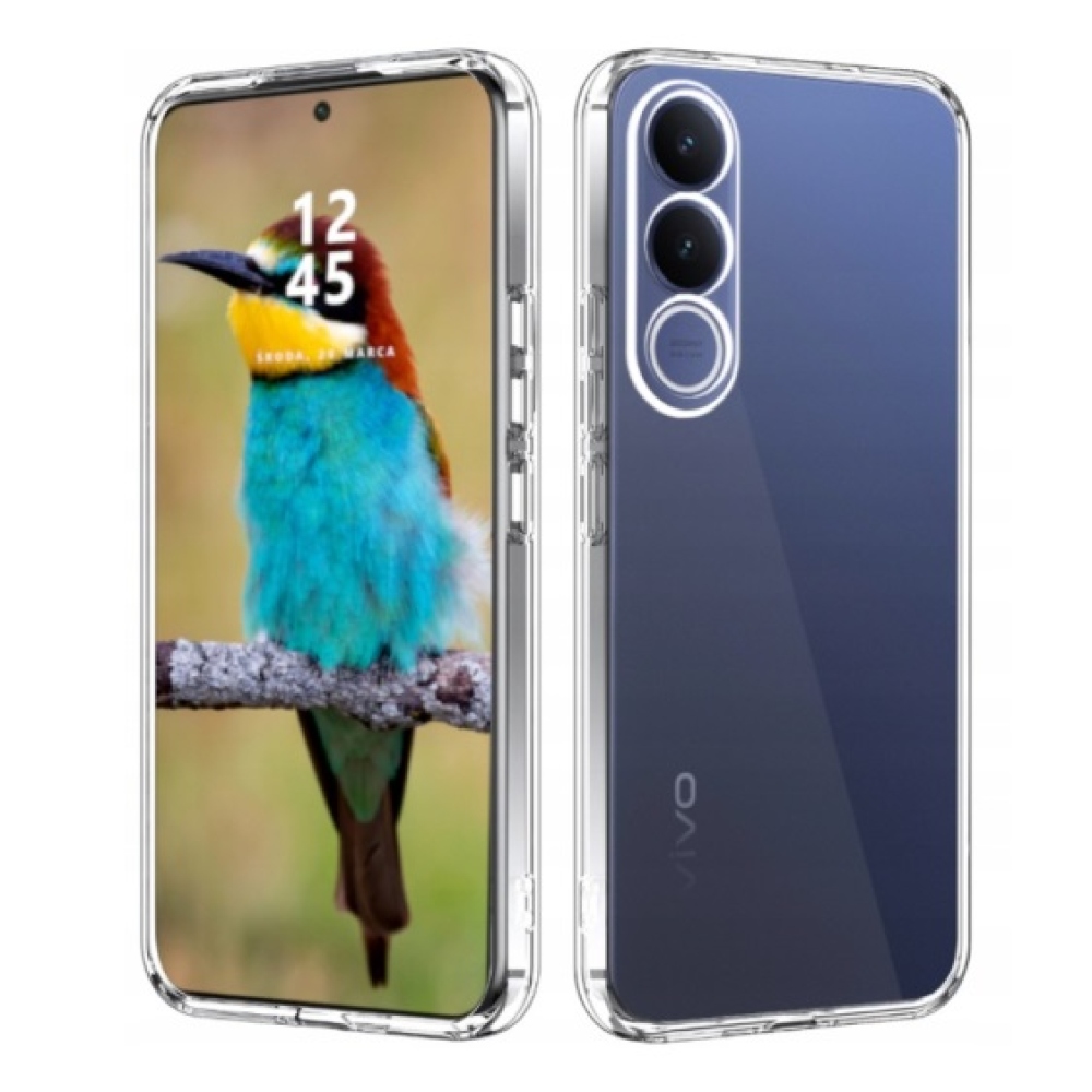 Priehľadný gélový obal na Vivo V70 FE - priehľadný