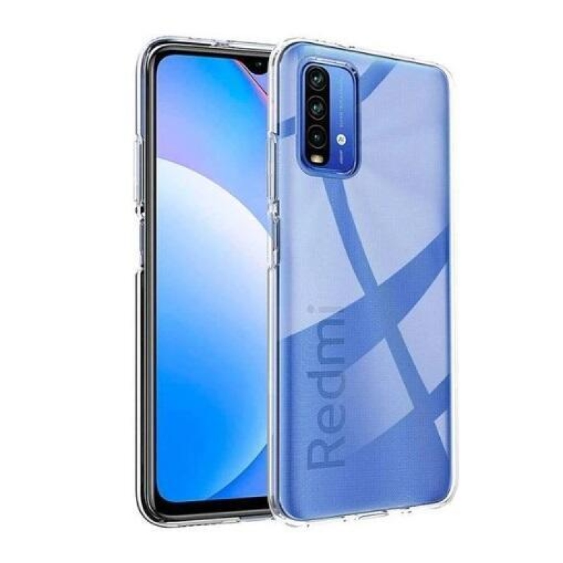 Priehľadný gélový obal na Xiaomi Poco M3/Redmi 9T - priehľadný