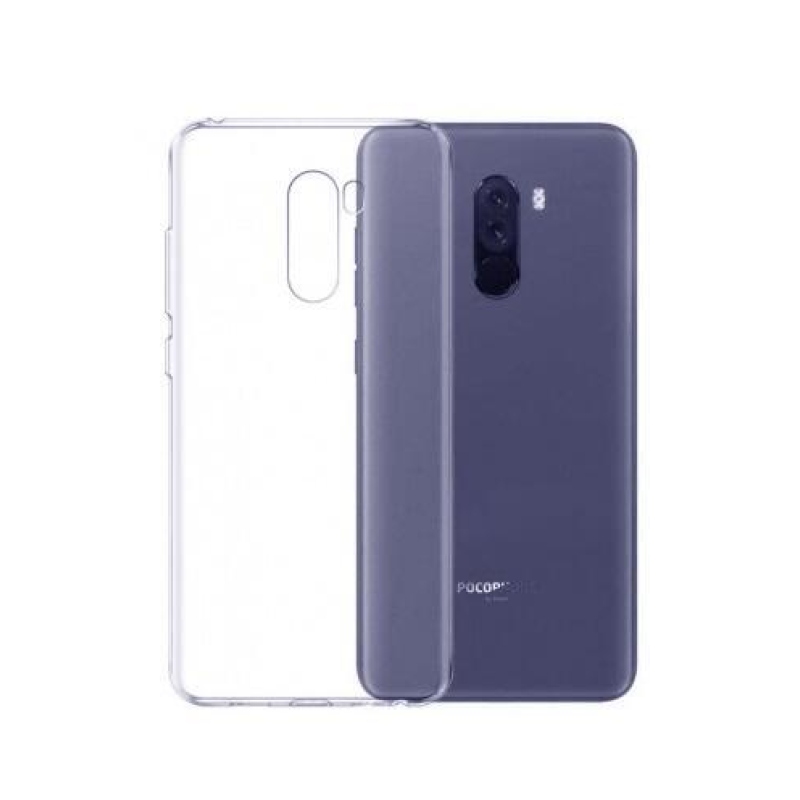 Priehľadný gélový obal na Xiaomi Pocophone F1 - priehľadný