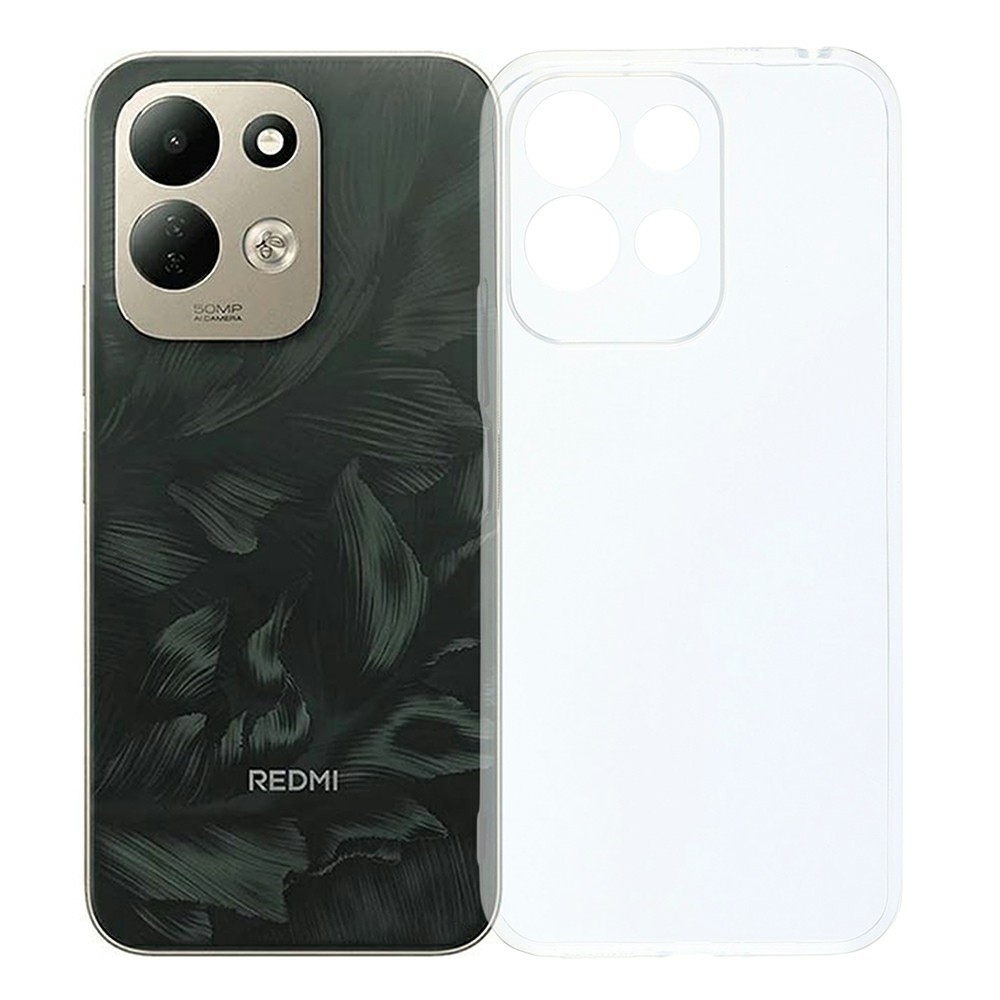 Priehľadný gélový obal na Xiaomi Redmi 17 4G/5G - priehľadný