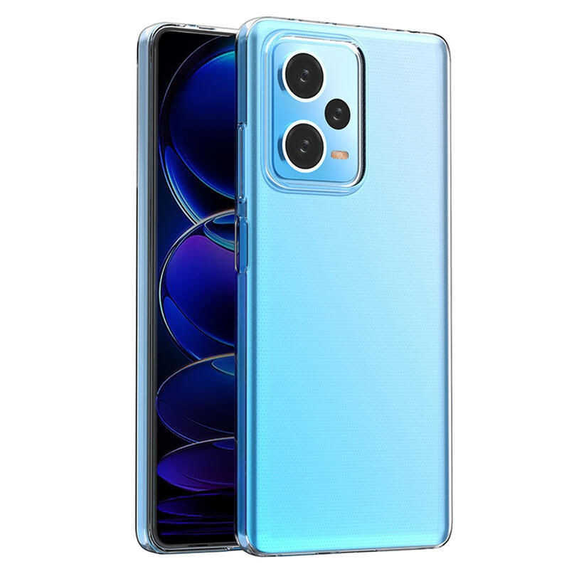 Priehľadný gélový obal na Xiaomi Redmi Note 12 Pro+ 5G - priehľadný