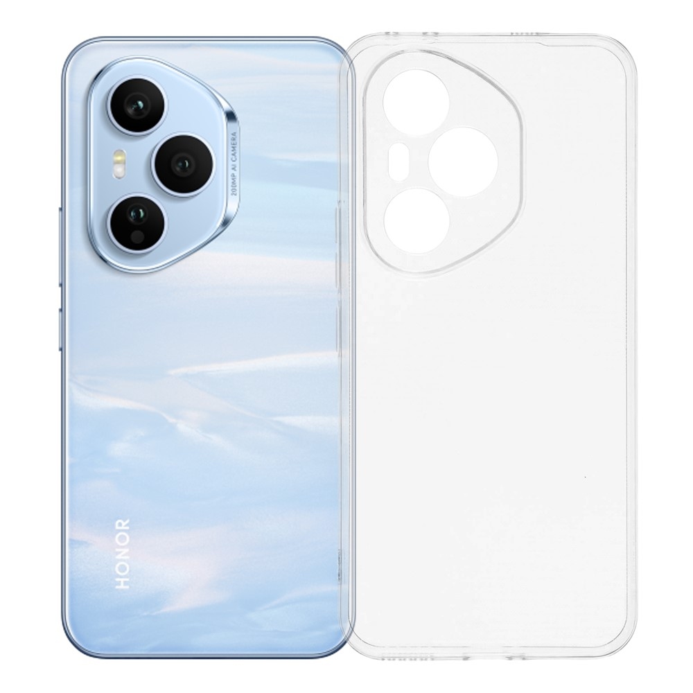 Priehľadný gélový obal pre mobil Honor 400 Pro - priehľadný