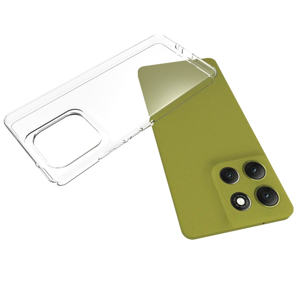 Priehľadný gélový obal Pro mobil Motorola Moto G86 5G - priehľadný