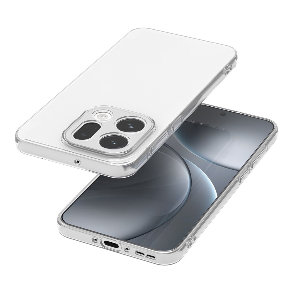 Priehľadný gélový obal pre mobil Oppo Find X9 Pro 5G - priehľadný