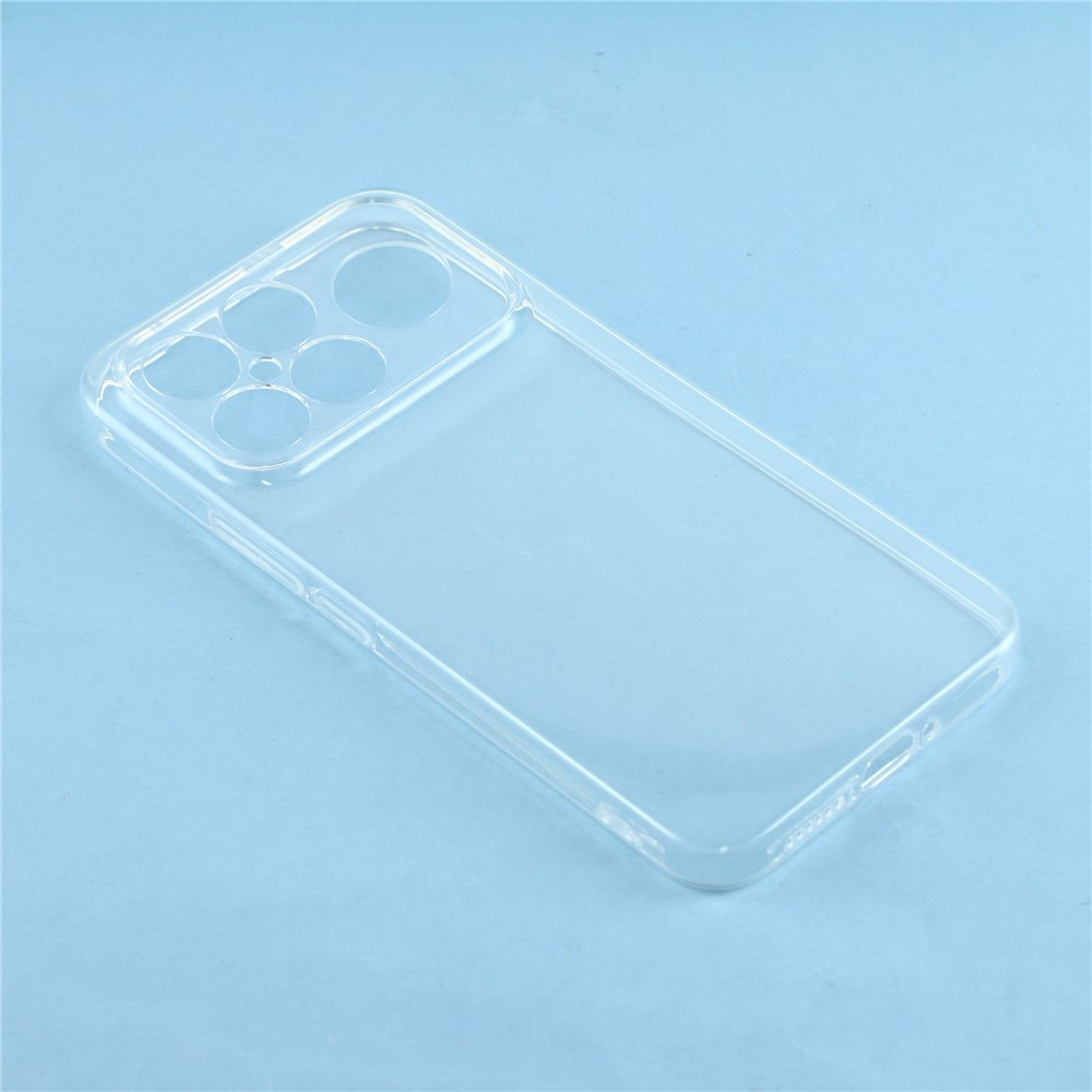 Priehľadný gélový obal pre mobil Xiaomi Poco F8 Ultra 5G - priehľadný